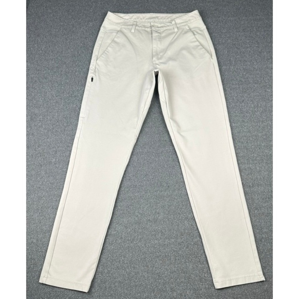BYLT Premium Basics Everyday Pant 2.0 Slim Fit 32 Tan Stone Performance Chino